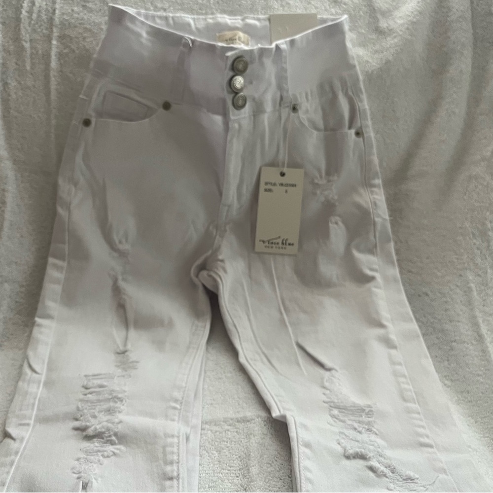 white jeans